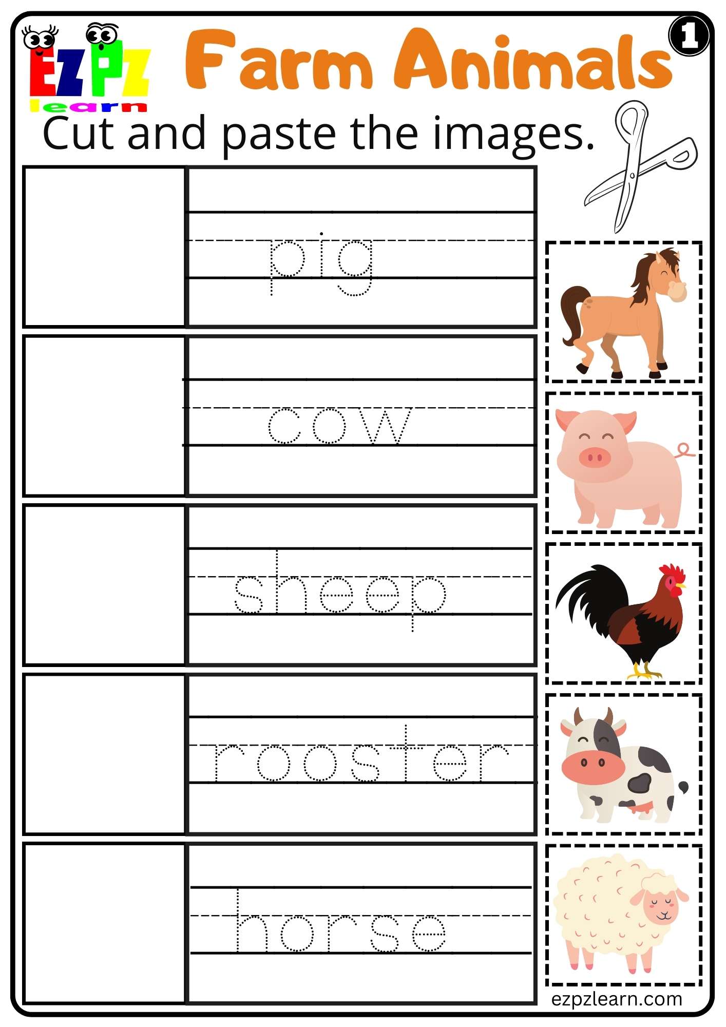 farm-animals-cut-and-paste-worksheet-for-kidergarten-or-esl-students